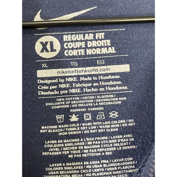 Nike Tampa Bay Rays Baseball T-Shirt Men’s XL Navy Blue MLB Short Sleeve Tee‎ - Picture 3 of 9